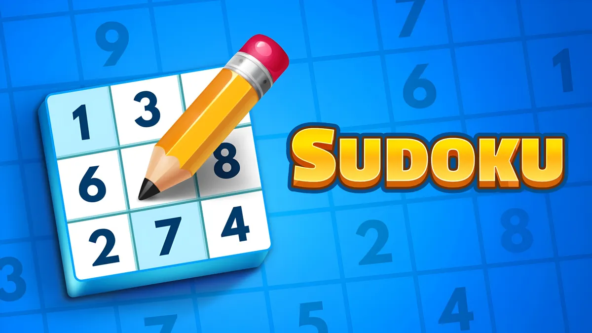 Sudoku Puzzle gameplay screenshot showing 9x9 logic grid brain training
